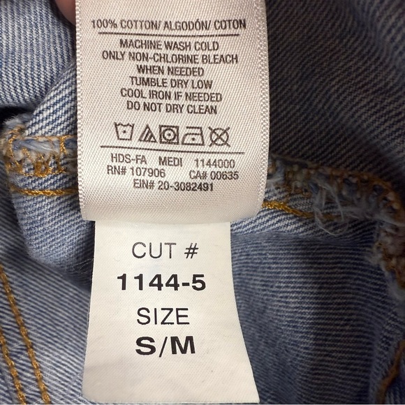 Hudson Jeans Women’s Jean Denim Jacket Size S/M Small Medium GUC - Picture 6 of 6